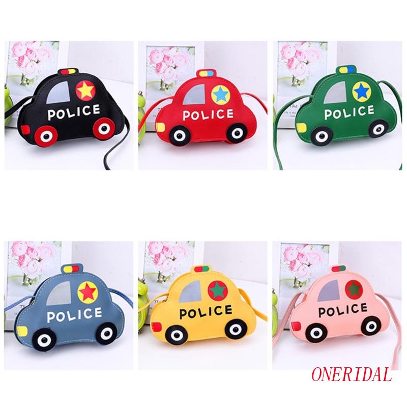 Túi Đeo Chéo Bằng Da Pu Hình Xe Hơi Hoạt Hình Dành Cho Trẻ Em