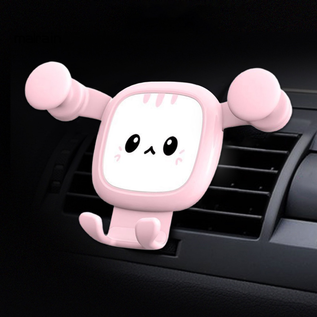 Giá Đỡ Điện Thoại Di Động Hình Mèo Có Thể Điều Chỉnh Cho Xe Hơi