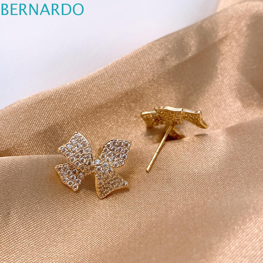 Bông Tai Nơ Cỡ Nhỏ Phong Cách Hàn Quốc Dễ Thương Thời Trang