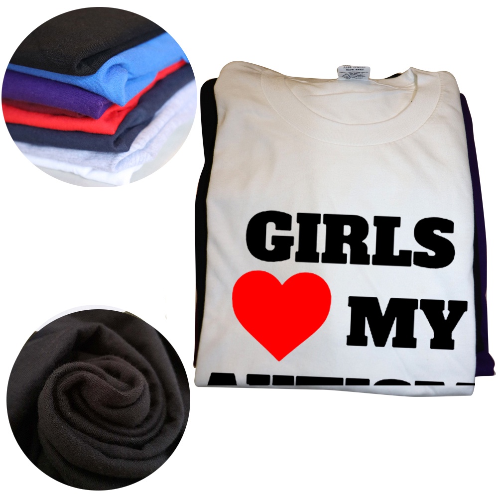 Áo Thun Tay Ngắn In Chữ Heart My Autism Swag Phong Cách Đường Phố Thời Trang Mùa Hè Cho Nam Và Nữ
