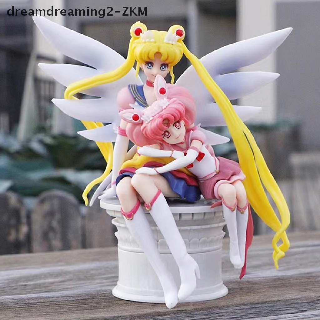 [Dreaming] Đồ Chơi Mô Hình Búp Bê Thủy Thủ Mặt Trăng Bằng Pvc Trang Trí Bánh Kem [zkm]