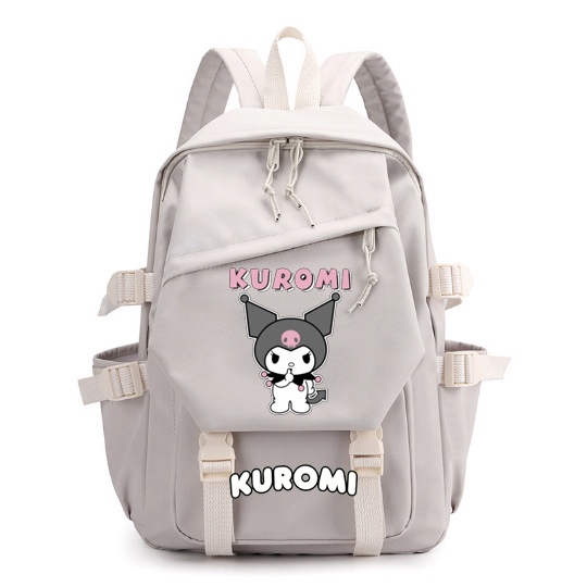 SANRIO Ba Lô Học Sinh Cỡ Lớn In Hoạt Hình Kuromi Đáng Yêu