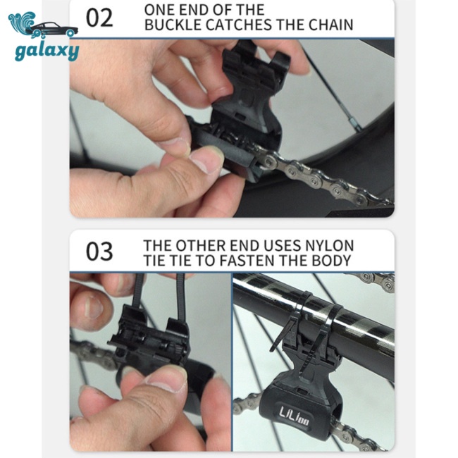 Galaxy Dụng Cụ Giữ Dây Xích Xe Đạp Leo Núi Chống Rơi Cho Cả Ba / Đôi / Một Đĩa