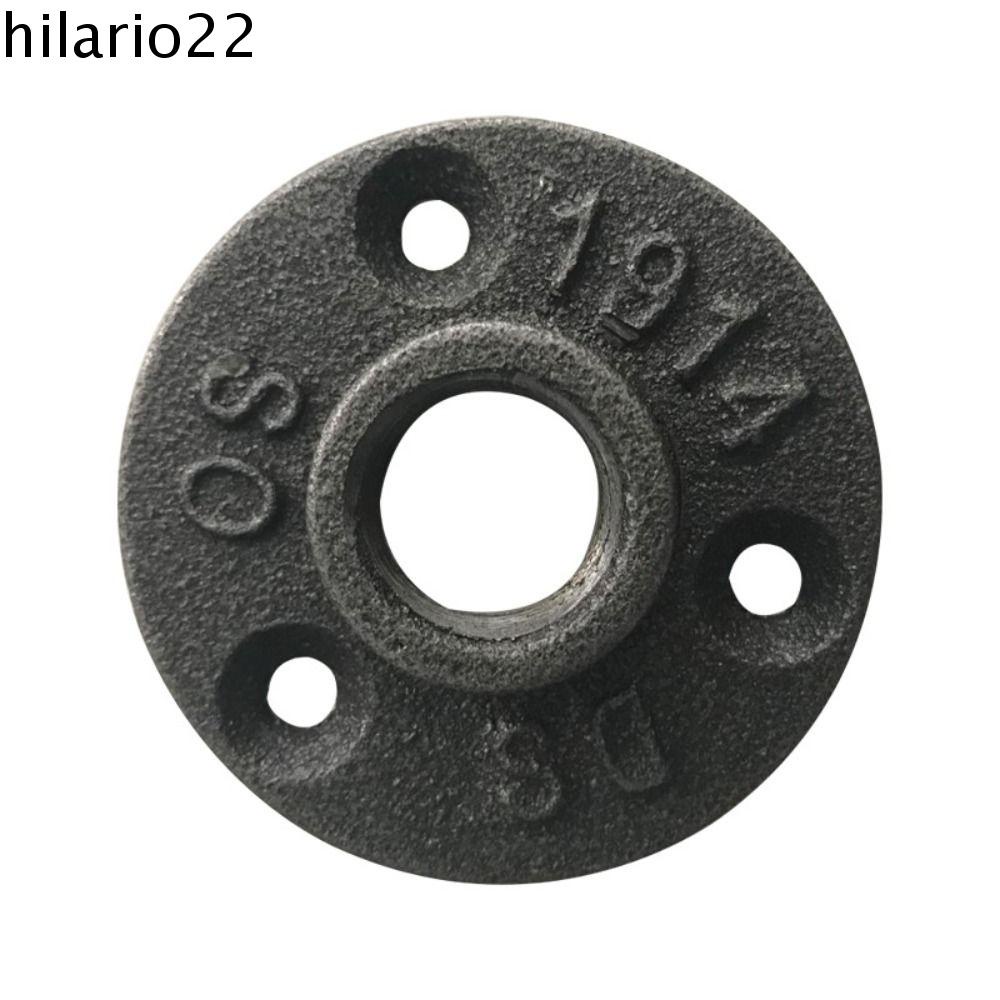Hilario Đế Sắt Màu Đen Gắn Tường / Sàn Nhà / Ống Nước Tiện Dụng Cho Gia Đình