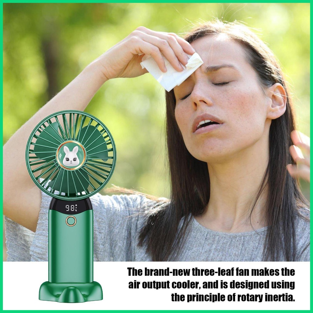 Quạt Làm Mát Có Đèn LED Sạc Được Không Ồn