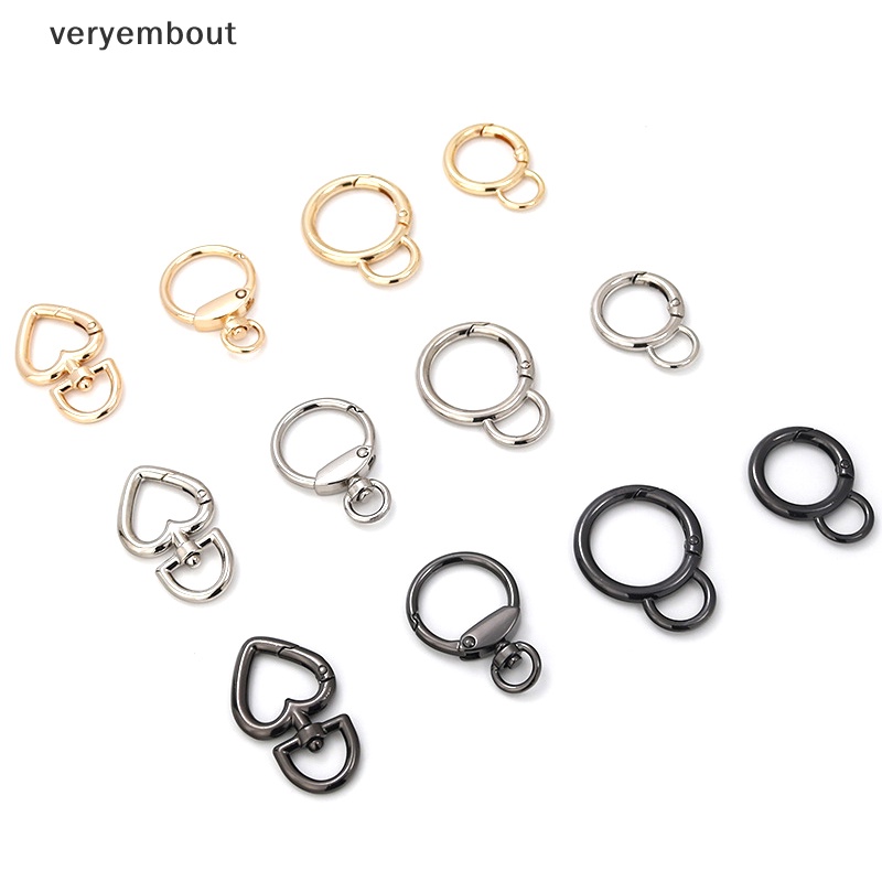 1 Móc Chìa Khóa Bằng Kim Loại DIY Tiện Dụng