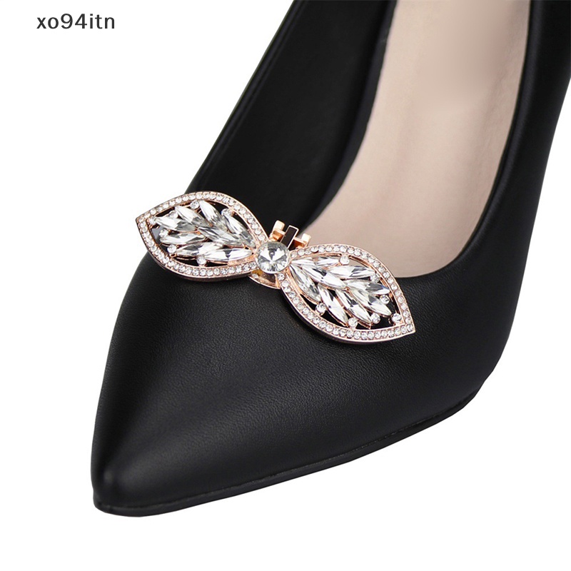 Khóa Kẹp Kim Loại Đính Đá Trang Trí Giày Thời Trang Cho Nữ