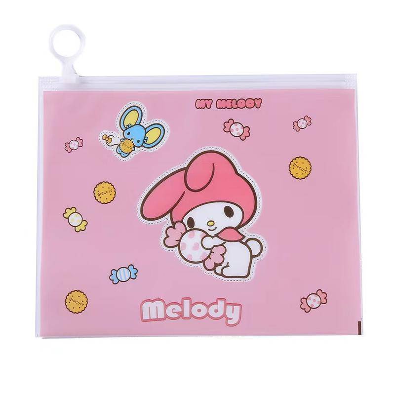 SANRIO Túi Đựng Bút Bằng PVC Trong Suốt Chống Nước Hình Cinnamoroll Dễ Thương