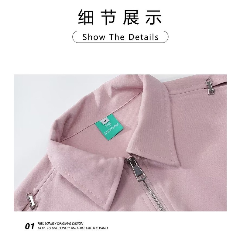 Áo Sơ Mi Tay Ngắn Cổ Polo Có Khóa Kéo Dáng Rộng Thời Trang Mùa Hè Hàng Mới Dành Cho Bạn Nam