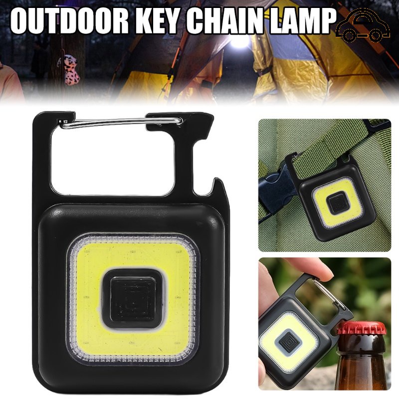 Móc Khóa Đèn Pin LED Mini 3 Chế Độ Đa Năng Tiện Dụng
