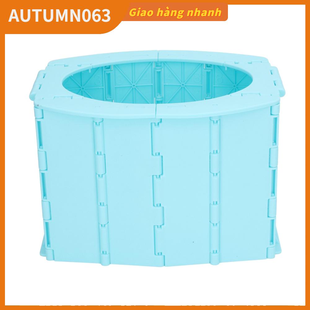 Autumn063 Túi đựng rác bô di động cho trẻ em Chỗ đứng ổn định Tiết kiệm không gian Ghế vệ sinh có thể gập lại để sử dụng khi đi du lịch