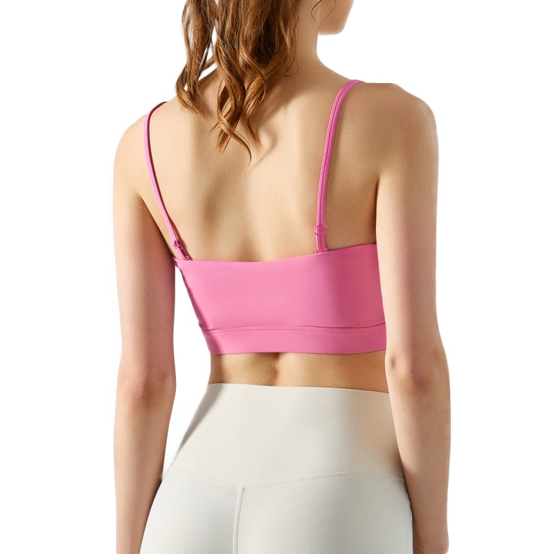 Wmuncc Áo Ngực Thể Thao Hai Dây Màu Trơn Thời Trang Cho Nữ