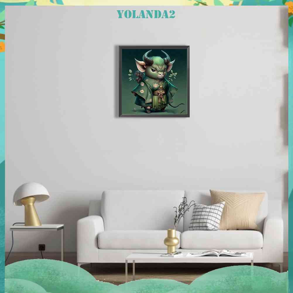 Tranh Đính Đá Kim Cương Toàn Bộ 5D DIY Hình Vẽ Gia Súc Trang Trí Nhà Cửa