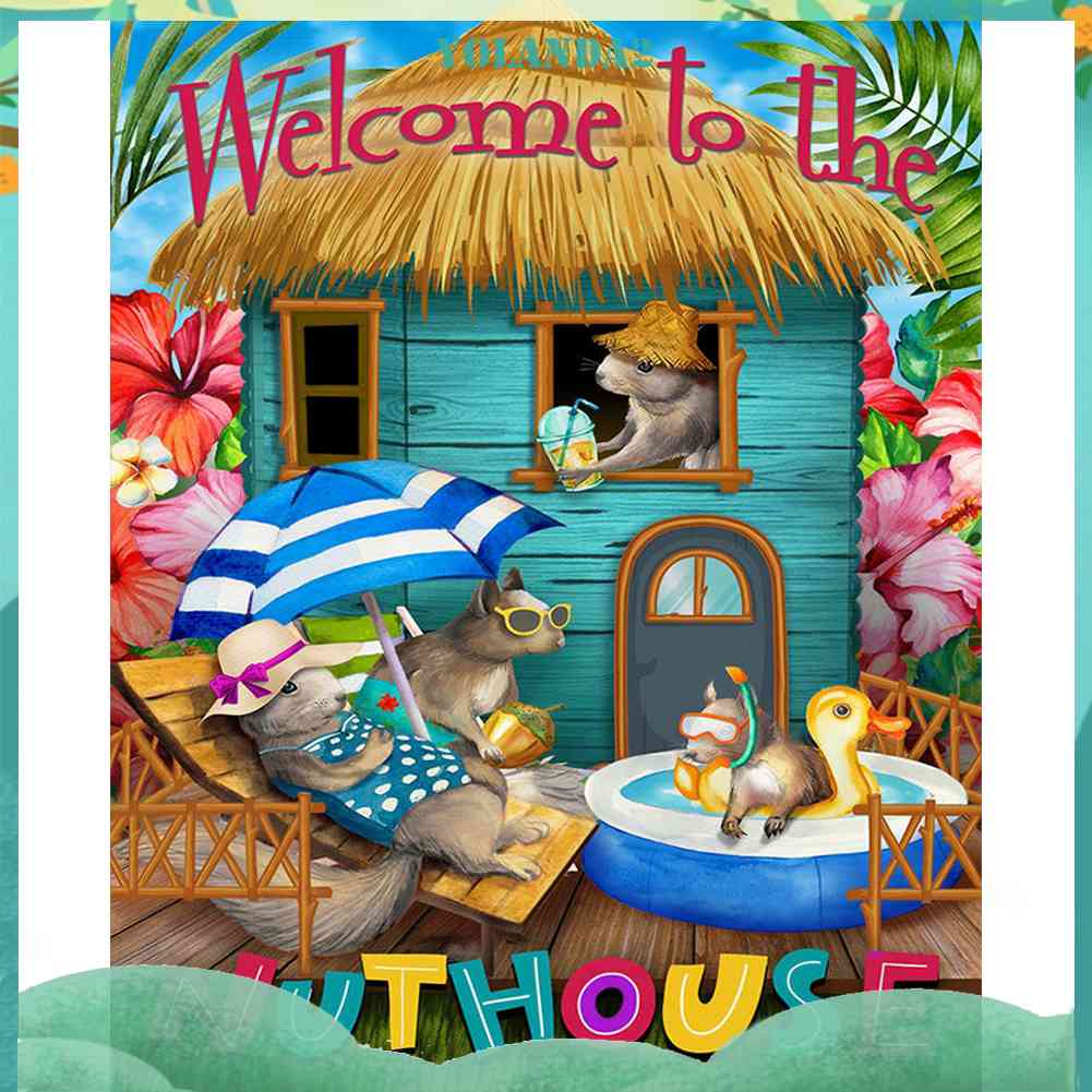 Tranh Đính Đá Kim Cương Toàn Bộ 5D DIY Hình Vẽ Chuột