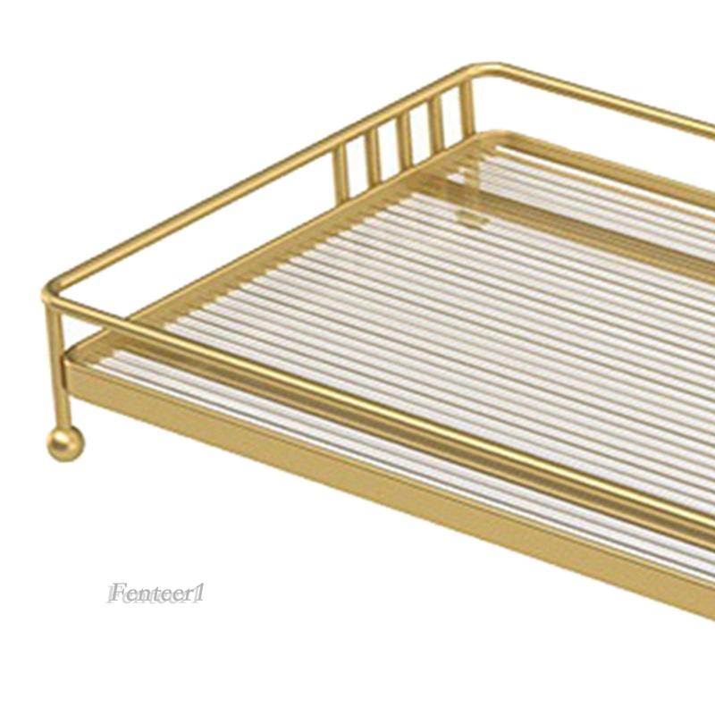 [Fenteer1] Khay Đựng Mỹ Phẩm / Son Môi / Đồ Trang Điểm Cho Phòng Tắm