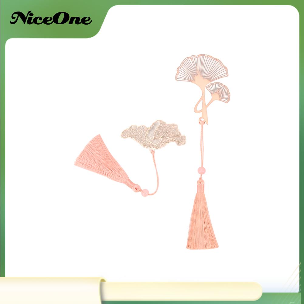 NiceOne 2 Chiếc Hoa Hồng Vàng Rỗng Dấu Trang Dành Cho Những Người Yêu Sách Chạm Khắc Tinh Tế Mạ Thép Không Gỉ Với Tua Rua Thanh Lịch Văn Phòng