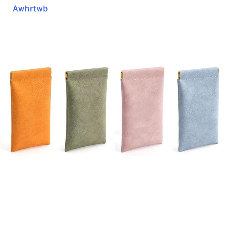 Túi Đựng Mắt Kính Bằng Da PU Mềm Màu Trơn Chống Thấm Nước Tiện Dụng Mới