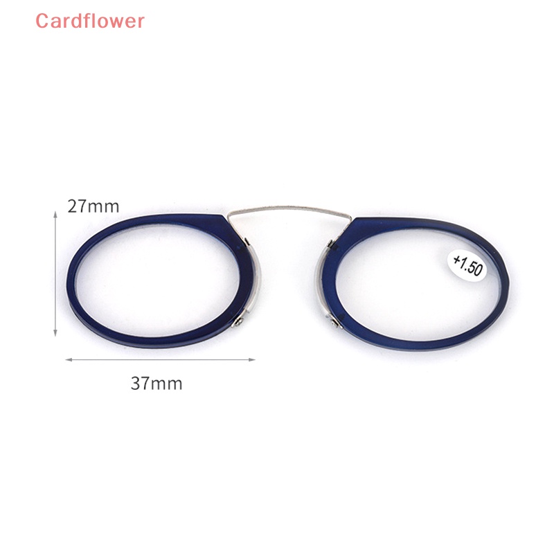< Cardflower > Hàng Bán Chạy Kính Đọc Sách Đọc Sách Dạng Kẹp Mũi Mini Siêu Mỏng Có Thể Mang Theo Phong Cách Mới