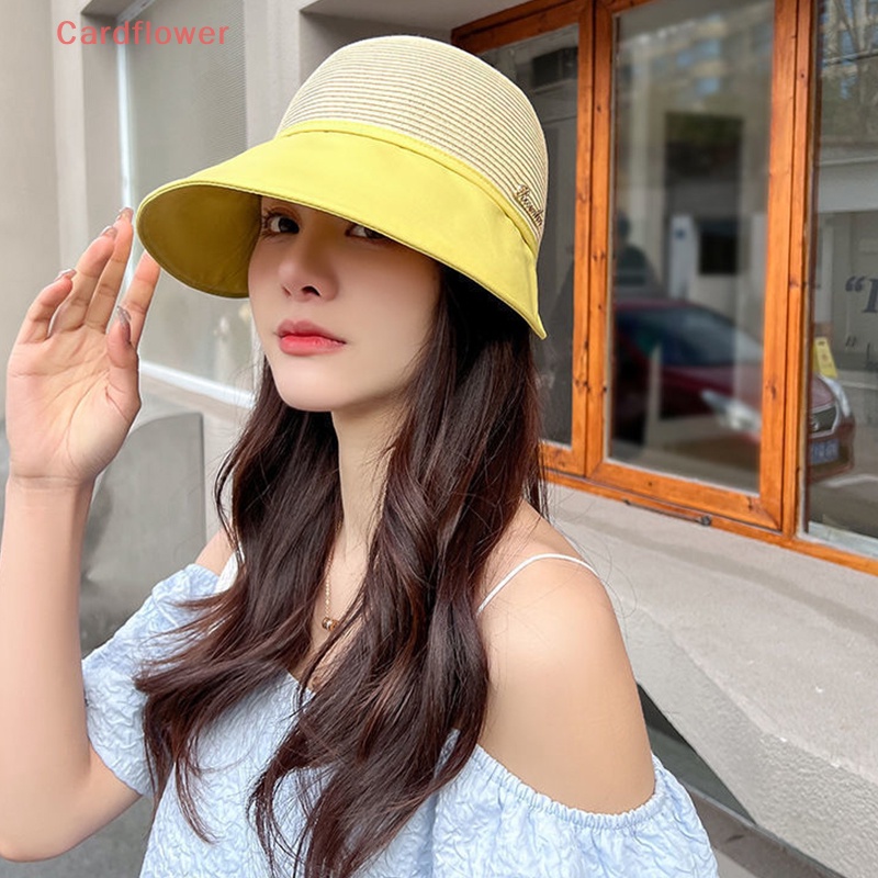 Nón Tai Bèo Đan Cói Rộng Vành Thoáng Khí Chống Tia UV Thời Trang Đi Biển Mùa Hè Cho Nữ