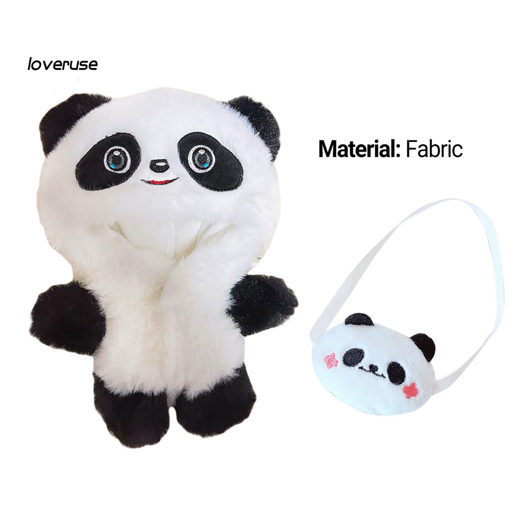 1 Bộ Búp Bê Gấu Trúc Nhồi Bông Đáng Yêu Cho Bé