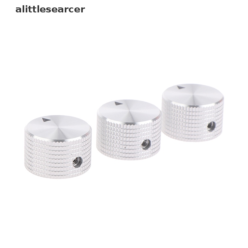 Núm Vặn Điều Chỉnh Âm Lượng Bằng Nhôm Màu Bạc Kích Thước 6MM 25MM * 15MM