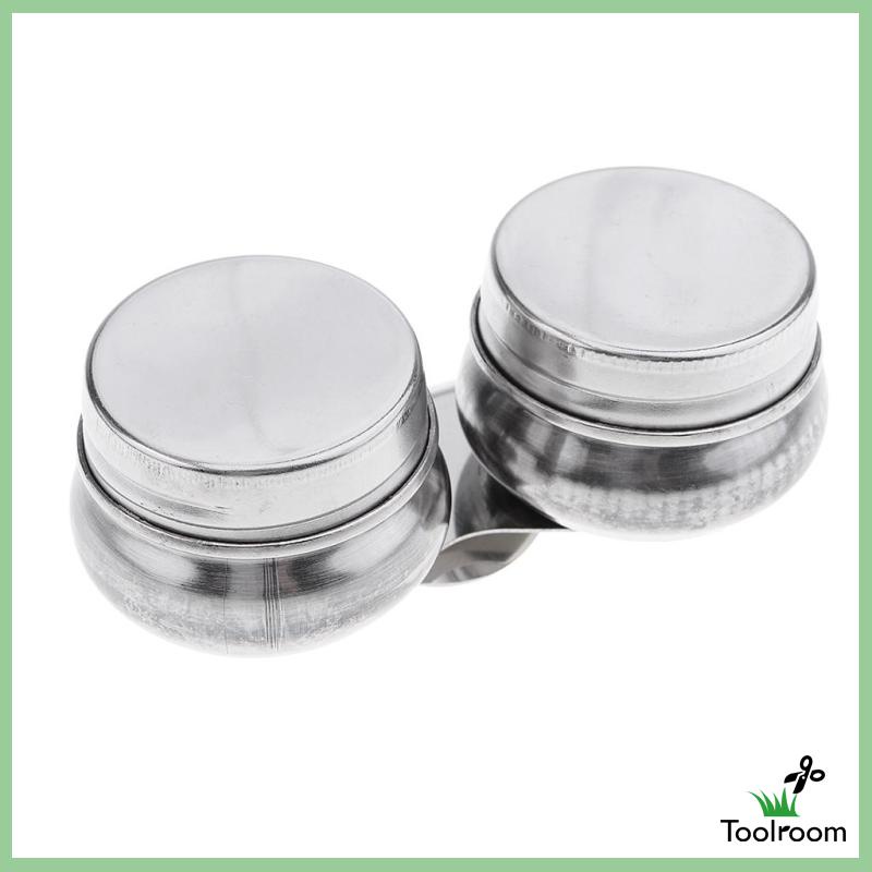 Kẹp Bảng Tròn Hai Lớp Bằng Thép Không Gỉ Tiện Lợi Dành Cho Gia Đình