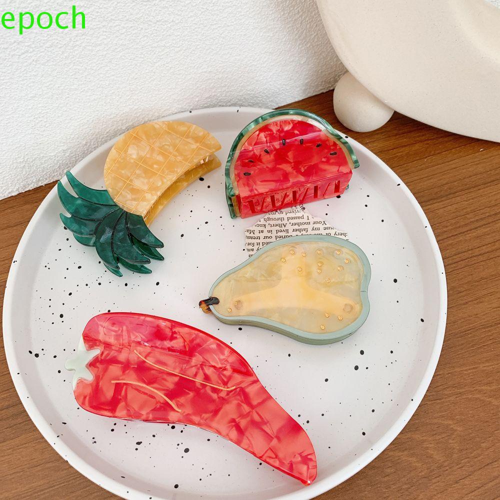 Epoch Kẹp Tóc Hình Trái Cây Phong Cách Hàn Quốc Dễ Thương