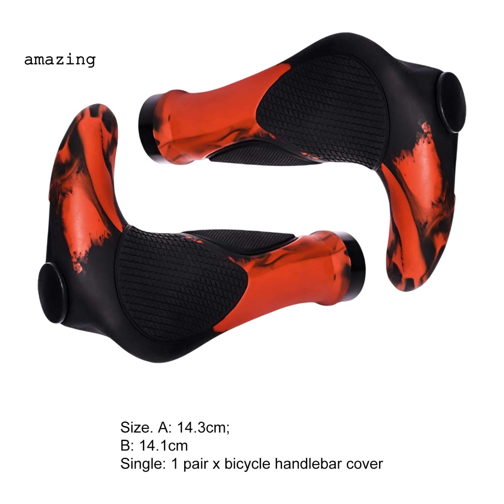 1 Cặp Vỏ Bọc Tay Lái Xe Đạp MTB Bằng Cao Su 22.2