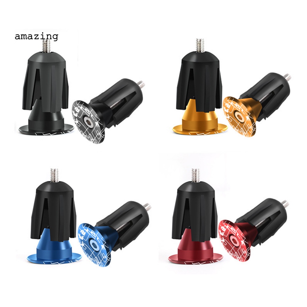 Set 2 Nút Chặn Tay Lái Xe Đạp 4 Màu