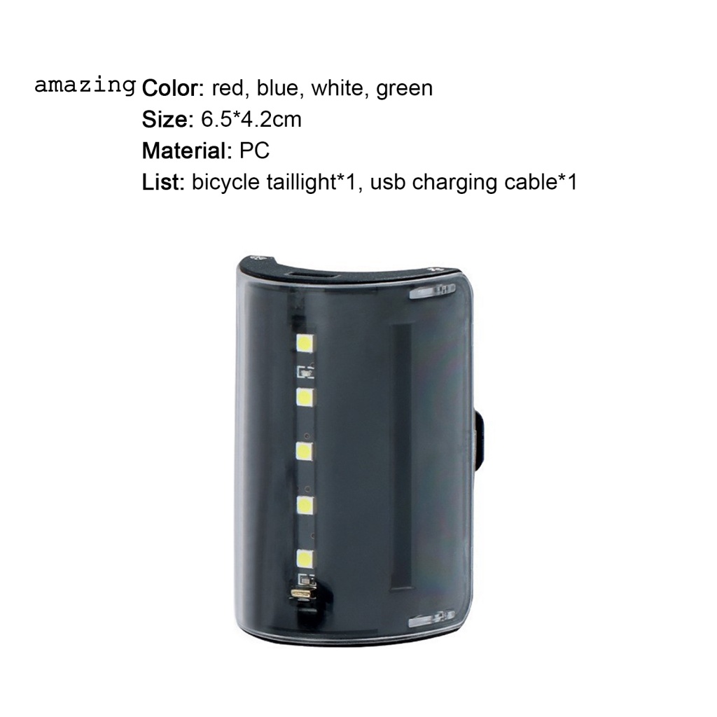 Đèn Đuôi Xe Đạp Có Thể Sạc Lại Tiện Dụng