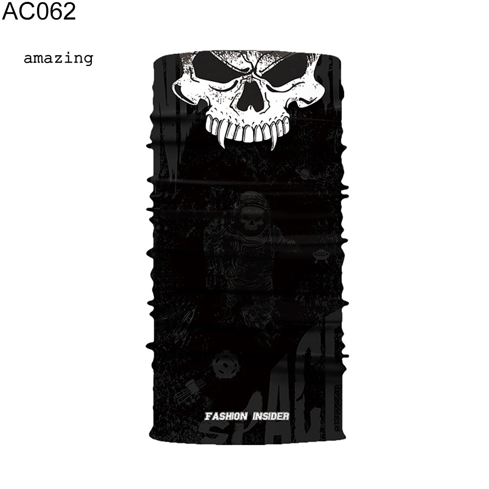 Băng Đô Thể Thao Unisex Co Giãn Chống Tia UV Hình Đầu Lâu