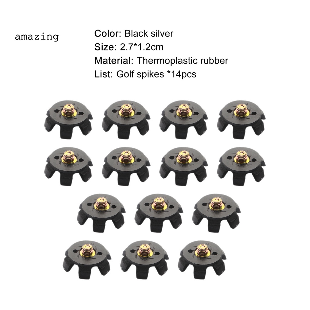 Bộ 14 Đinh Gắn Đế Giày Đánh Golf Chuyên Nghiệp