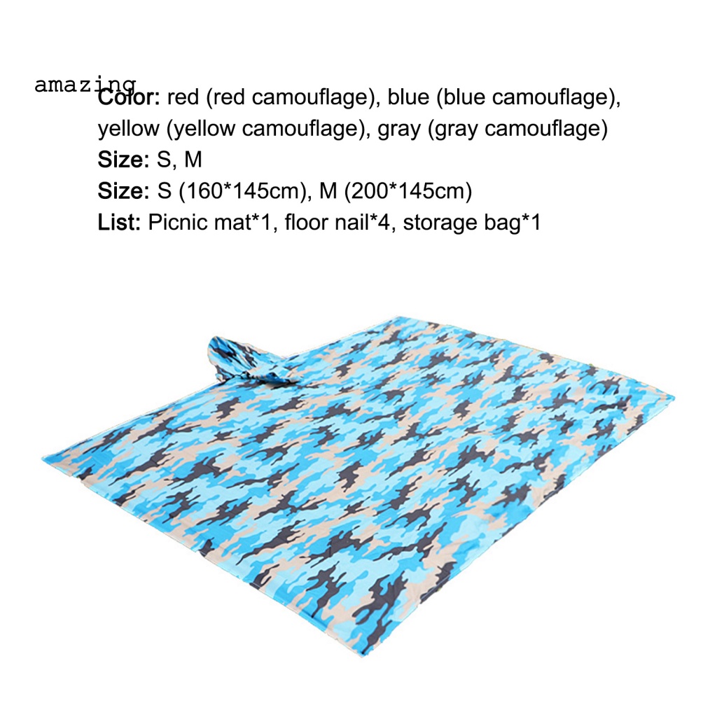 Thảm Cỏ Màu Sắc Tươi Sáng Đa Năng Dùng Khi Đi Cắm Trại