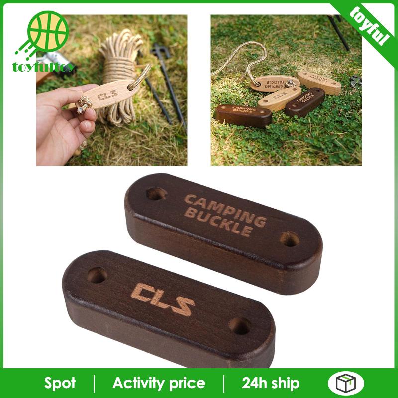 Bộ 2 Móc Khóa Dây Lều Cắm Trại / Leo Núi Điều Chỉnh Được Tiện Lợi