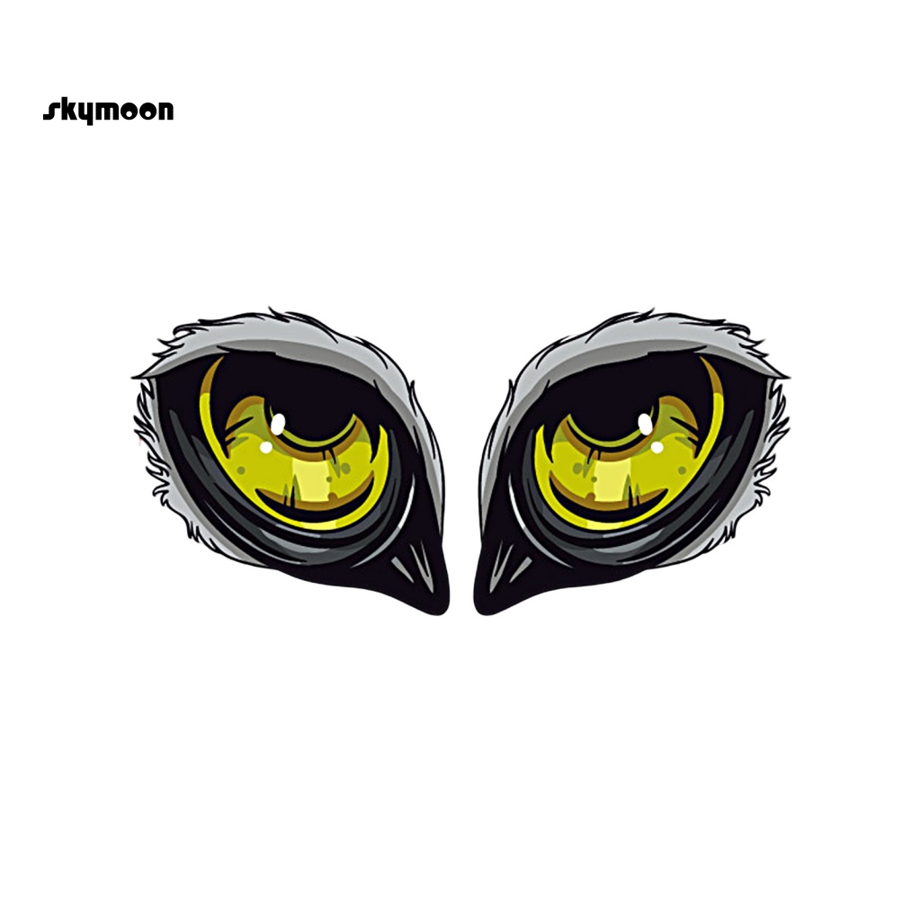 Đề Can Vinyl Dán Xe Hơi / Xe Máy Hình Đôi Mắt Đại Bàng Thân Thiện Với Môi Trường Chống Thấm Nước / Mài Mòn