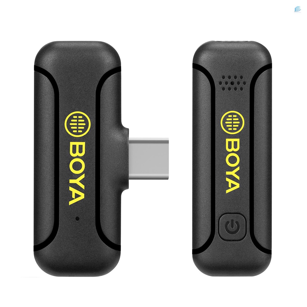 Micro Không Dây Mini 2.4G BOYA BY-WM3T2-U1 Có Kẹp Gắn Điện Thoại / Máy Tính Bảng Type-C 50M