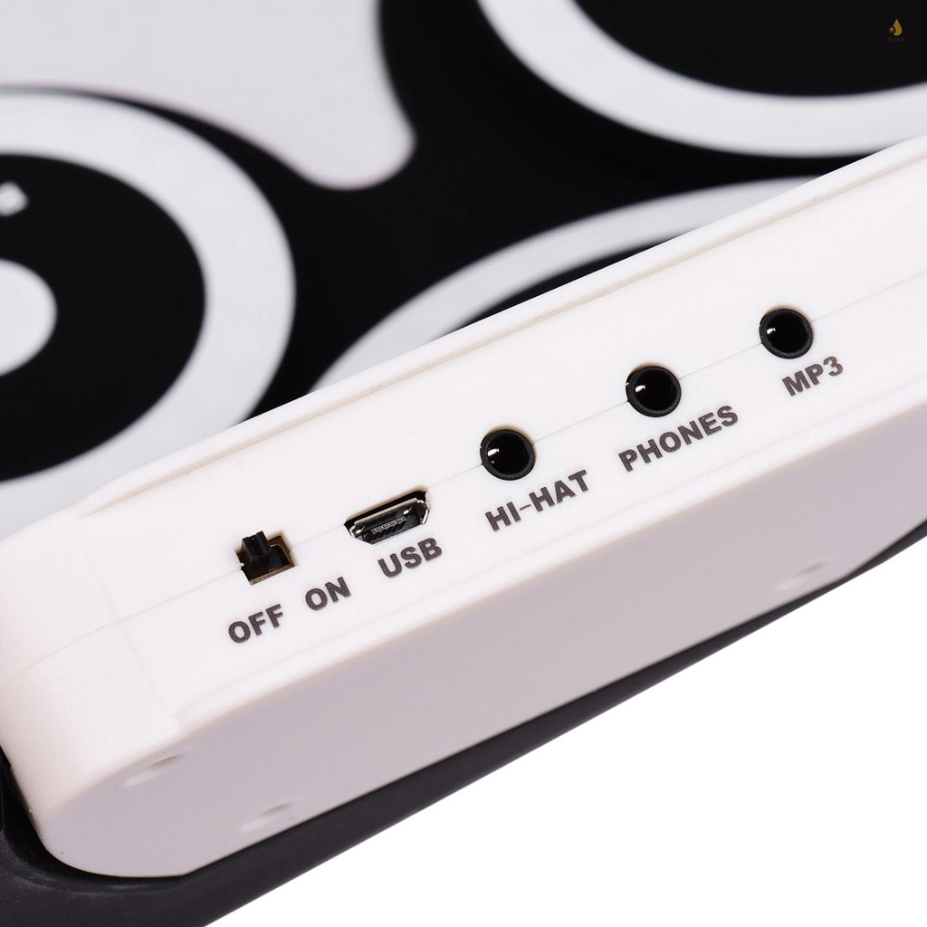 Bộ Trống Điện Tử Bằng Silicone Kỹ Thuật Số USB Có Thể Cuộn Lại Và Bàn Đạp Chân