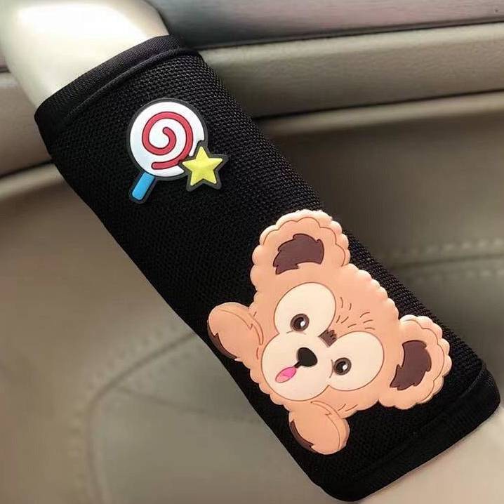 Creative Cute Cartoon Vehicle Handle Car Handbrake Sleeve Universal Car Door Handle Protector Roof Handle Cover oWPB