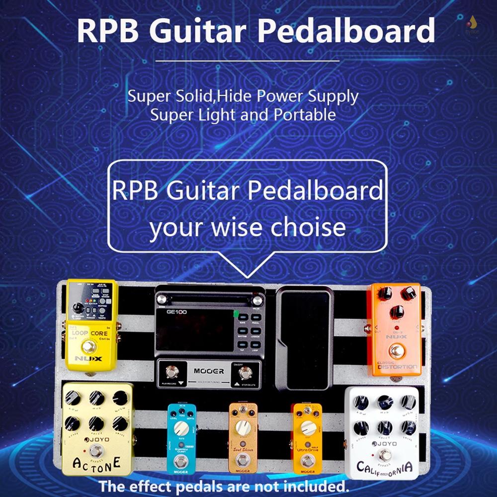 Bàn Đạp Hiệu Ứng Kích Thước Lớn Với Tuốc Nơ Vít Tương Thích Với Hầu hết Bàn Đạp Hiệu Ứng mynice Rockhouse Sturdy Bảng Hiệu Ứng Đàn Guitar