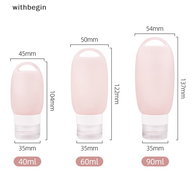 Chai Rỗng Bằng Silicone Đựng Mẫu Thử Đồ Du Lịch