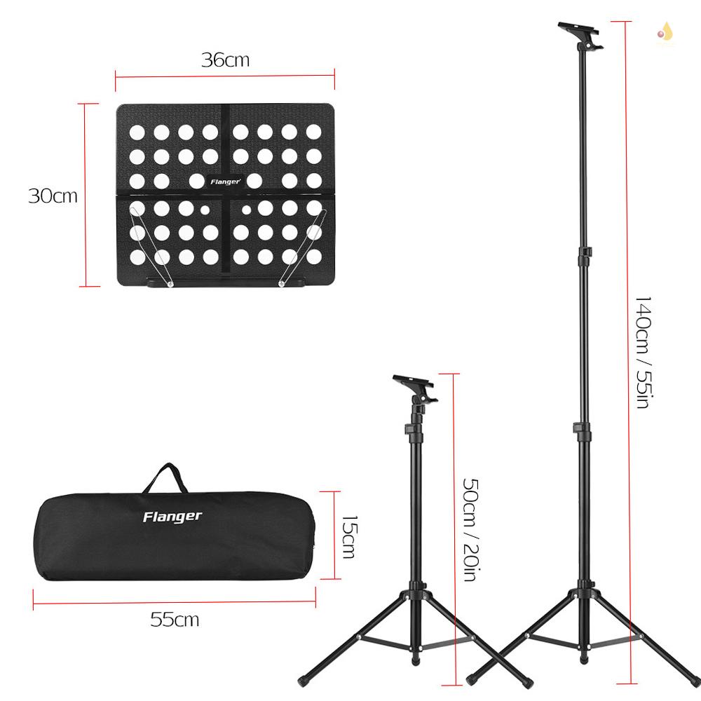 Giá Đỡ Tripod FL-05R Bằng Hợp Kim Nhôm Chống Thấm Nước Kèm Túi Đựng Tiện Dụng Cho Đàn Guitar Orchestra Violin