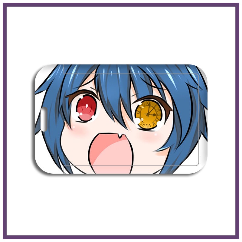 Vỏ Bọc Thẻ ID / Thẻ Ngân Hàng / Xe Bus Họa Tiết Hoạt Hình Date A Live DIY