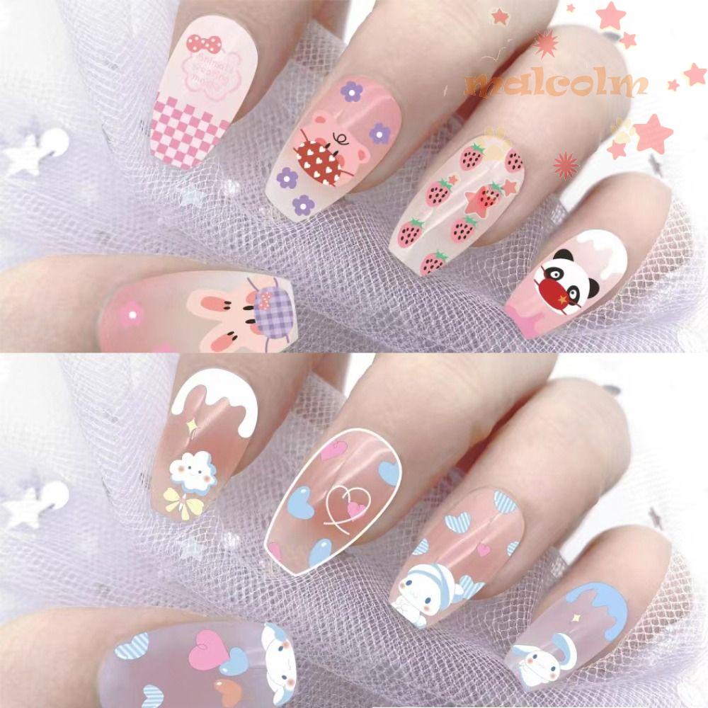 Hình Dán Móng Tay Malcom Melody Dễ Thương Mart Kuromi Kiki 'S Delivery Service