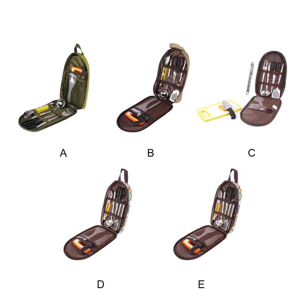 Set 8 Túi Đựng Dụng Cụ Nấu Ăn Sức Chứa Lớn Sắp Xếp Gọn Gàng Cho Hoạt Động Ngoài Trời