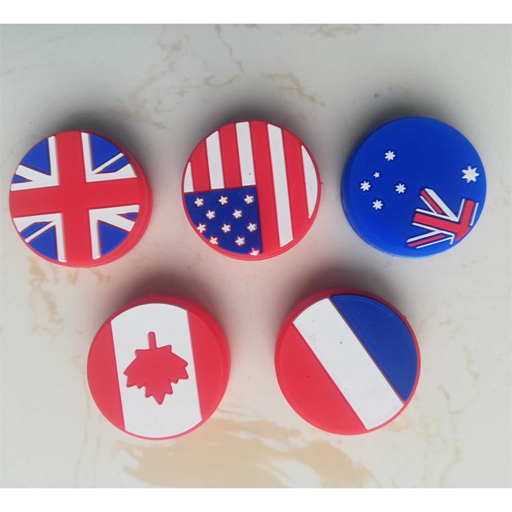 Set 5 Phụ Kiện Bảo Vệ Vợt Tennis Bằng Silicon Giảm Sốc Chống Rung Tiện Dụng