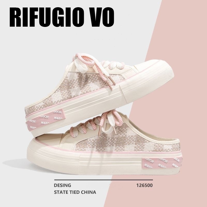 Giày Lười Vải canvas Họa Tiết Hoa Anh Đào Thời Trang Mùa Hè 2023 Cho Nữ