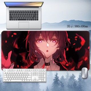 Silver Wolf Mouse Pad Honkai: Star Rail Table Pad Kafka Gaming Computer Pad Custom anime Large size rubber cushioned animation ACGN Student keyboard pad