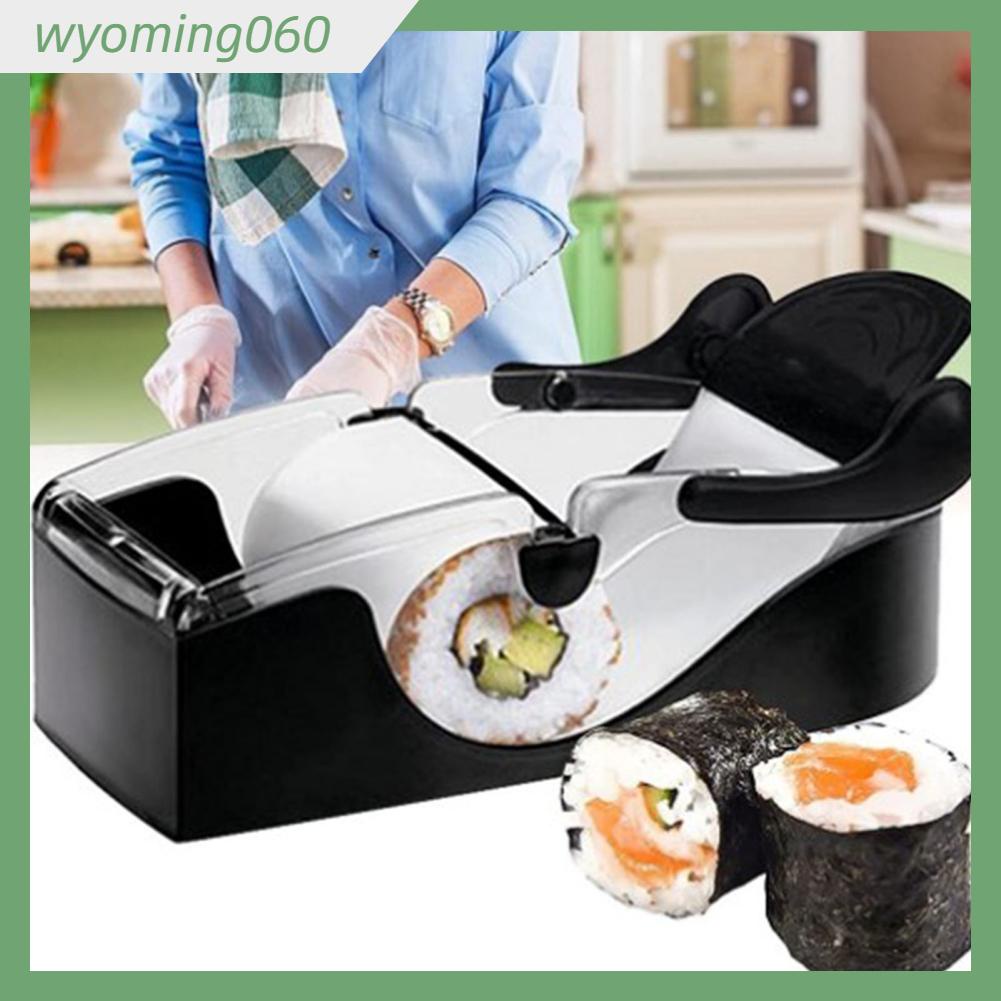 Wyoming060 Máy làm Sushi Thiết kế khe cắm nhẹ DIY Con lăn dễ lau chùi cho bữa tiệc tại nhà