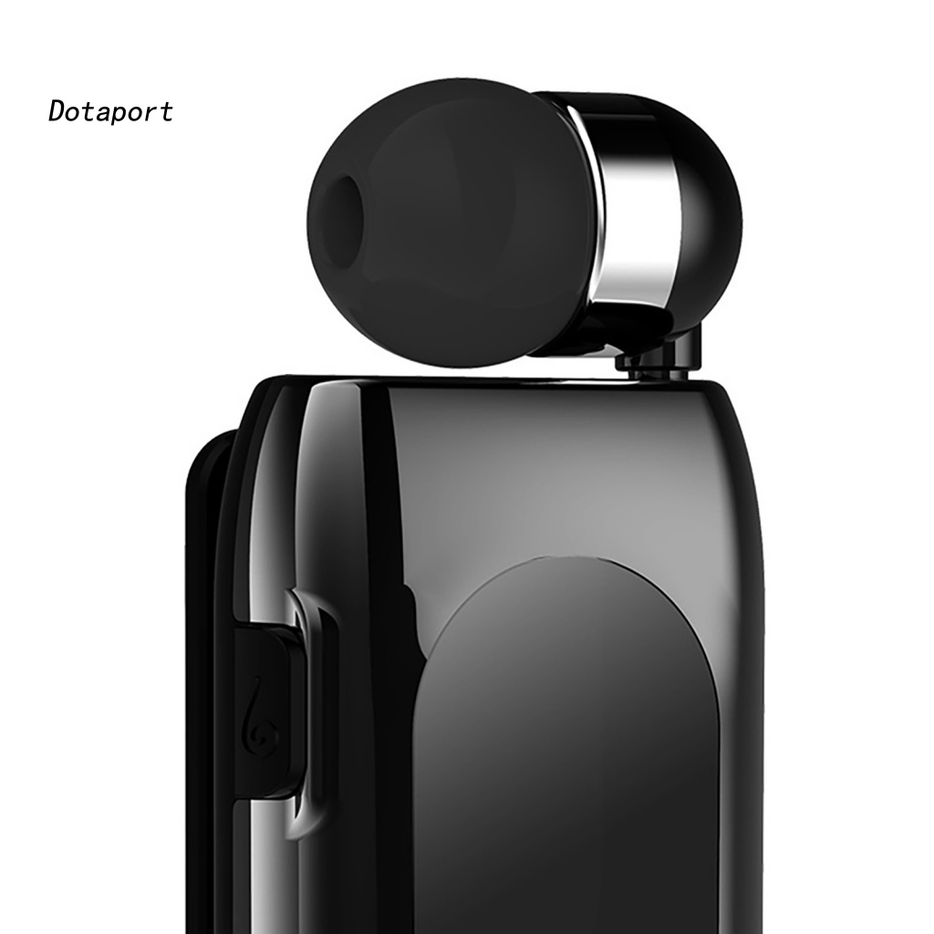 Tai Nghe Nhét Tai KDDT- K55 Bluetooth Có Kẹp Gắn Cổ Áo Nhắc Nhở Cuộc Gọi Tích Hợp Nghe Không Dây Dùng Khi Lái Xe