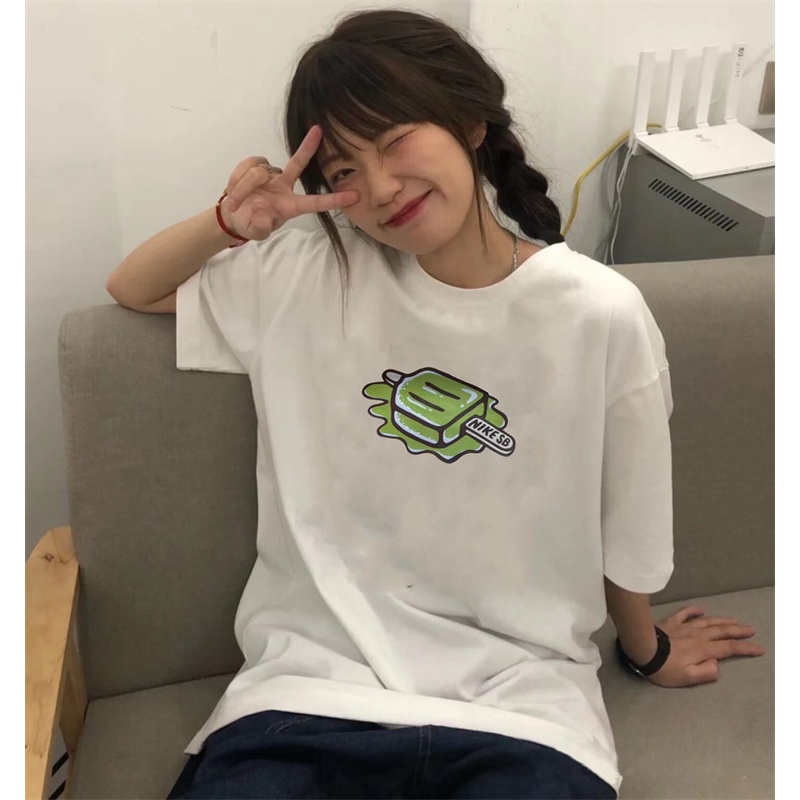 Áo Thun Cotton Nguyên Chất Tay Ngắn In Hình Cây Kem N88 Thời Trang Mới Nhất Phong Cách Unisex Frhdsgwegwe